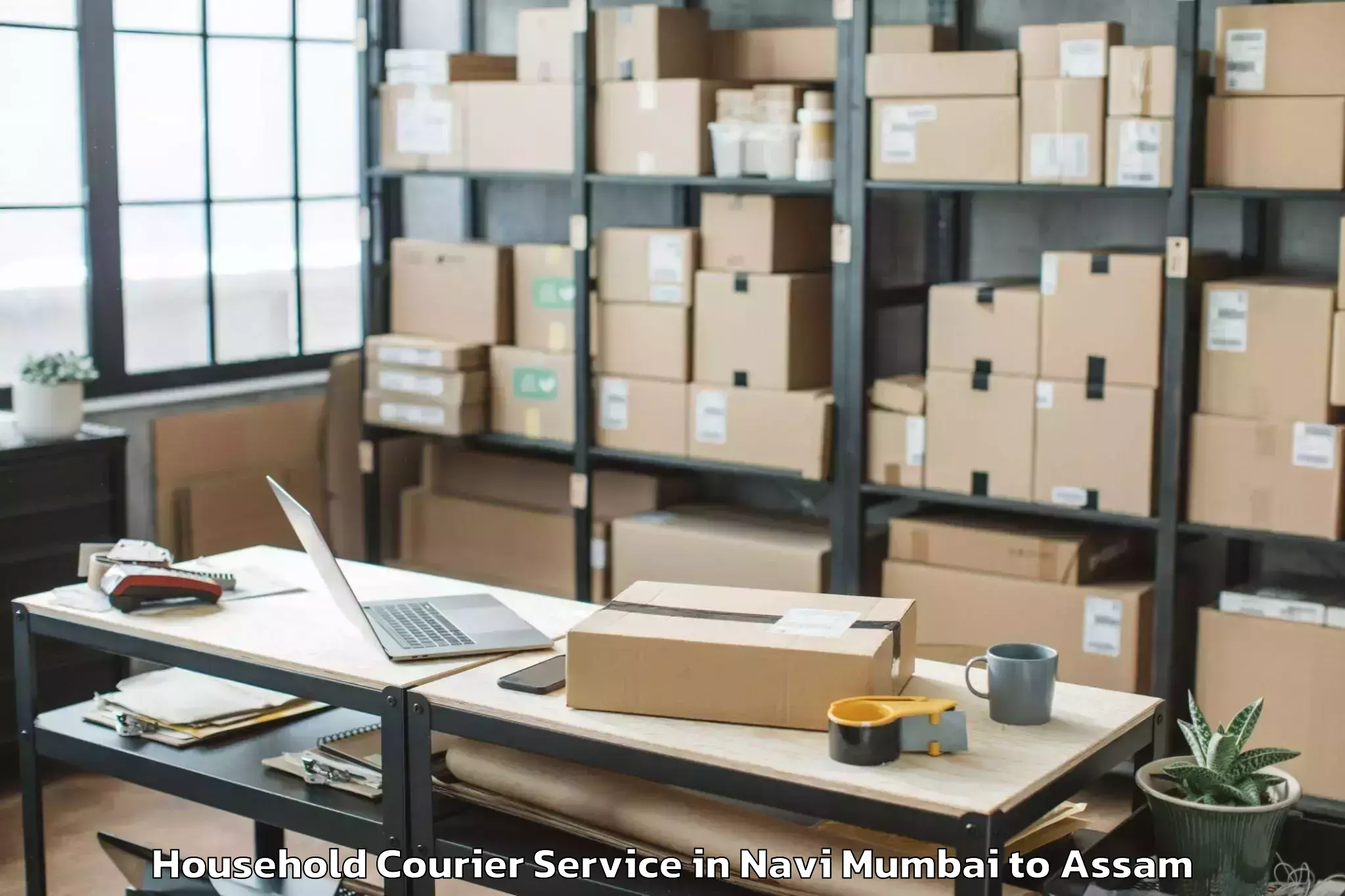 Trusted Navi Mumbai to Mangaldoi Household Courier